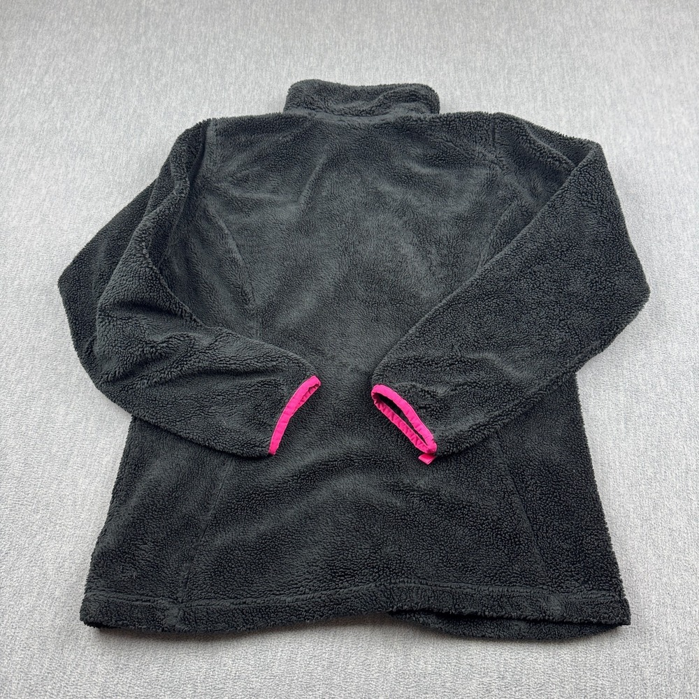 The North Face Jacket Teen‎ Girls XL 18 Black Pink Osolita High Fleece Full-Zip - Picture 11 of 12